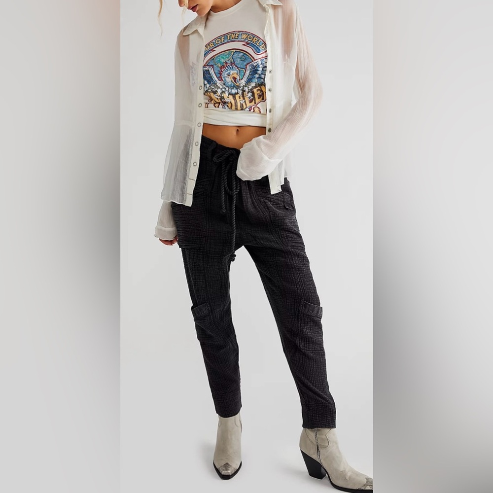 FREE PEOPLE ‘REMEMBER WHEN’ TAPERED HAREM PANTS